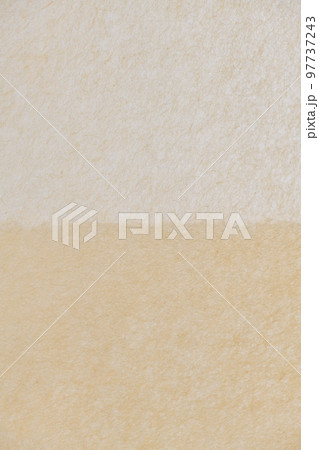 和紙によるベージュ濃淡の背景素材 97737243