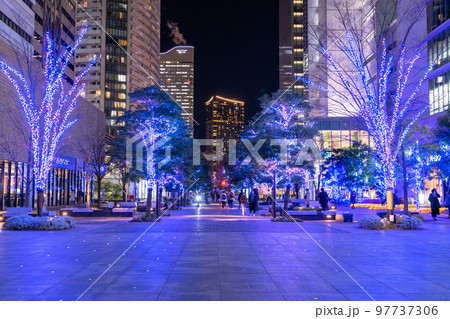 《神奈川県》横浜みなとみらい・グランモール公園のイルミネーション 《神奈川県》横浜みなとみらい・グランモール公園のイルミネーション 97737306