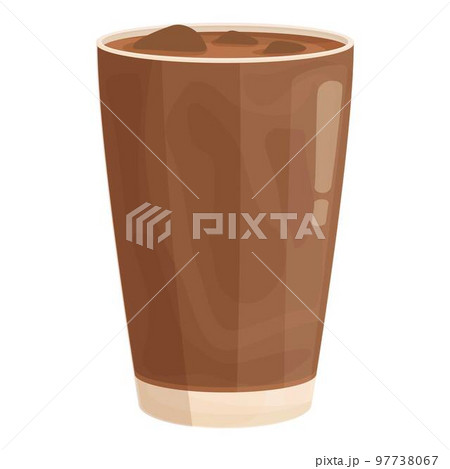 Cold espresso icon cartoon vector. Coffee drink. Latte fresh Cold espresso icon cartoon vector. Coffee drink. Latte fresh 97738067