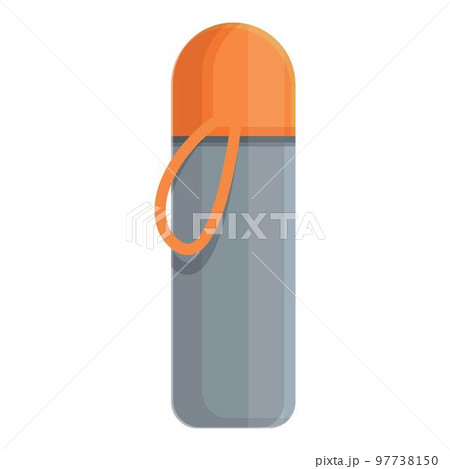 Extreme tourism thermos bottle icon cartoon vector. Winter adventure. Active climber Extreme tourism thermos bottle icon cartoon vector. Winter adventure. Active climber 97738150