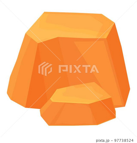 Park canyon icon cartoon vector. Arizona rock. River desert Park canyon icon cartoon vector. Arizona rock. River desert 97738524