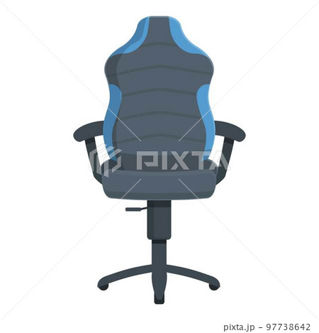 Business gamer chair icon cartoon vector. Gaming furniture. Ergonomic seat 97738642