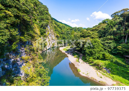 豊かな自然(氷川・火の国橋から観える景色)「立神峡里地公園」 豊かな自然(氷川・火の国橋から観える景色)「立神峡里地公園」 97739375