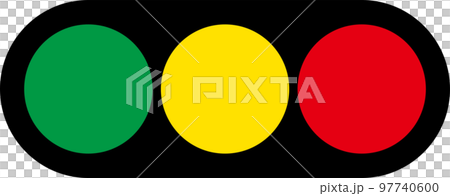 Traffic light signal traffic pictogram symbol warning sign mark 97740600