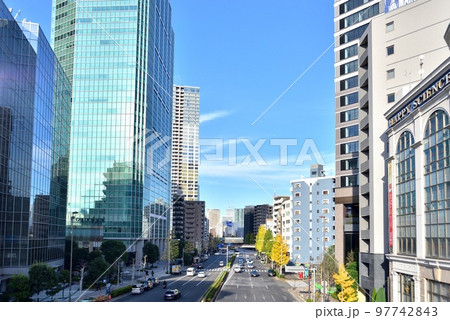 白金高輪駅周辺の都市風景 97742843