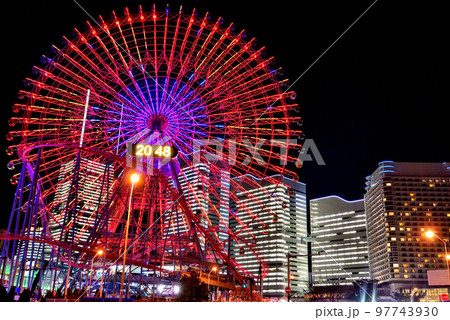 横浜みなとみらい　夜景 97743930