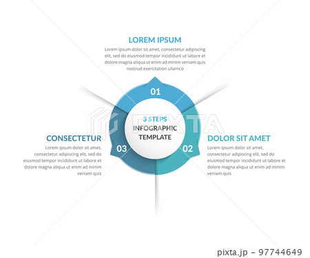 Circle Infographics - Three Elements 97744649