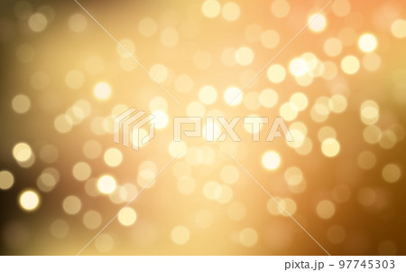 Golden luxury bokeh soft light abstract background, Vector eps 10 illustration bokeh particles 97745303