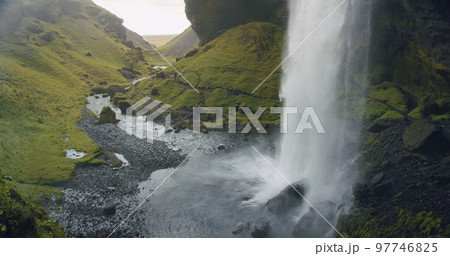 Beautiful Kvernufoss hidden waterfall in the southern region of Iceland Beautiful Kvernufoss hidden waterfall in the southern region of Iceland 97746825