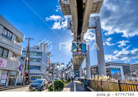 鎌倉市梶原の都市風景 湘南深沢駅 鎌倉市梶原の都市風景 湘南深沢駅 97747560