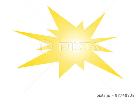 吹き出しサンシャイン光 97748838