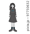 制服を着た女の子 97750632