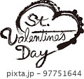 St.Valentine'sDay書き文字 97751644