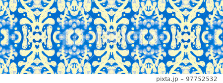 Portuguese pattern. Seamless majolica ceramic. Abstract spanish texture. 97752532