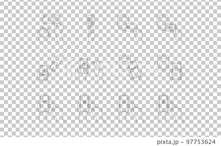 Illustration set 06 about payment and settlement 97753624