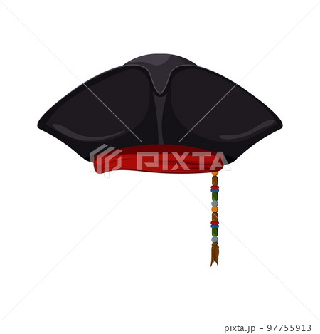 Black pirate cocked hat template Black pirate cocked hat template 97755913