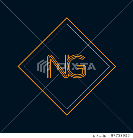 Letters monogram icon logo NG,GN,G and N Letters monogram icon logo NG,GN,G and N 97758939
