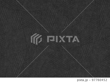 背景_和柄_黒 97760452