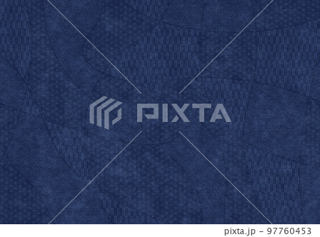 背景_和柄_青 97760453