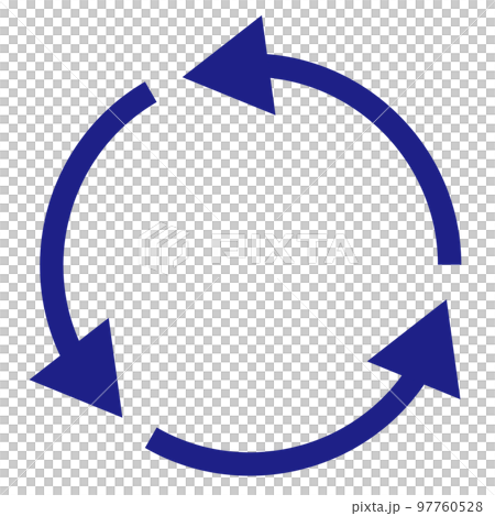 Cycle diagram I dark blue Cycle diagram I dark blue 97760528