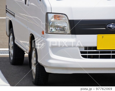 自動車イメージ スバルサンバーバンのフロントマスク 自動車イメージ スバルサンバーバンのフロントマスク 97762069