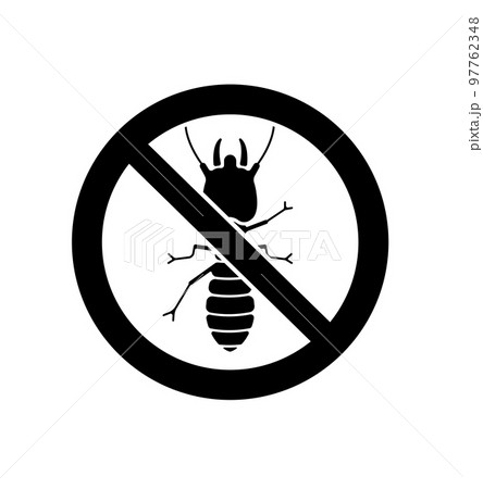 シロアリ・白蟻 ベクターアイコンイラスト (防止) シロアリ・白蟻 ベクターアイコンイラスト (防止) 97762348