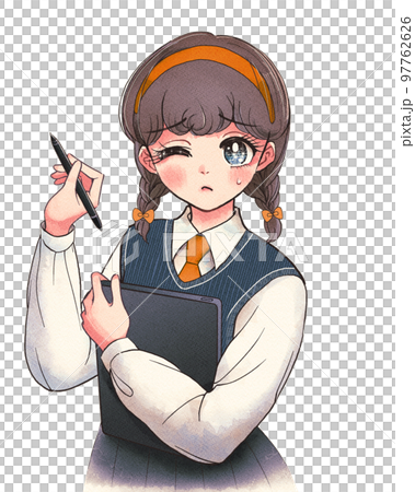 模擬插畫風格/無法掌握液晶數位板的學生 97762626