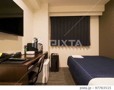 ビジネスホテル・シングルルームの客室 ビジネスホテル・シングルルームの客室 97763515