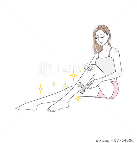 女性 足 美顔器 マッサージ 美脚 美女 笑顔 肌トラブル 女性 足 美顔器 マッサージ 美脚 美女 笑顔 肌トラブル 97764006