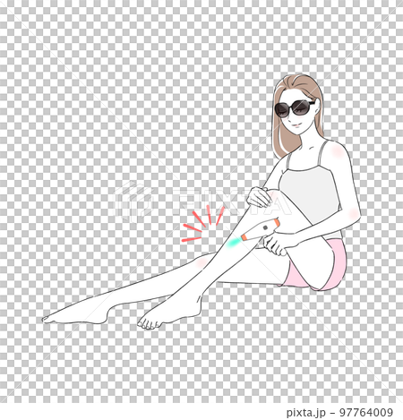 Female leg laser hair removal hair removal machine home use beautiful legs beauty smile skin trouble 97764009