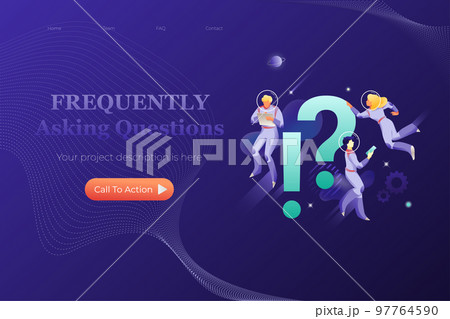 Frequently Asking Questions Banner Template 97764590