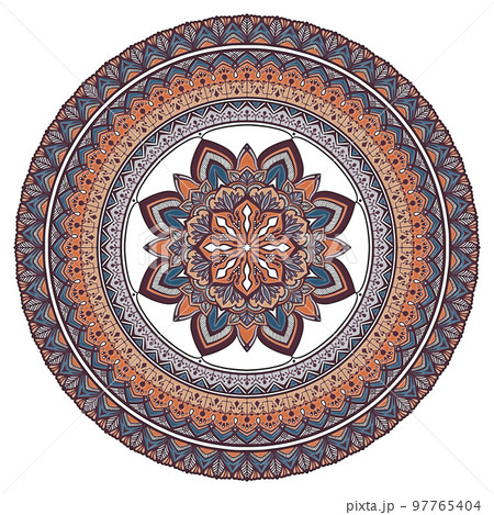 マンダラアート(ファンシー、立体的、幾何学模様) 97765404
