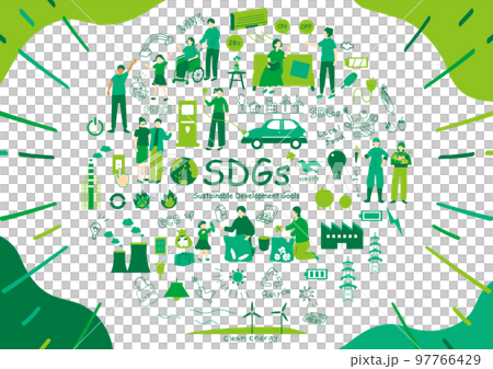 SDGs　持続可能な社会 97766429