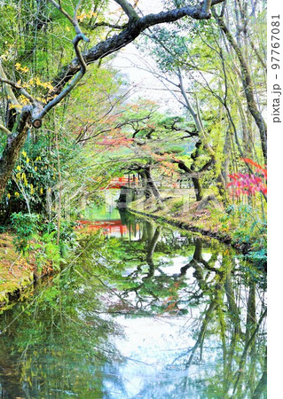 冬も美しい栗林公園(香川県高松市の特別名勝)ミシュラン★★★ 冬も美しい栗林公園(香川県高松市の特別名勝)ミシュラン★★★ 97767081