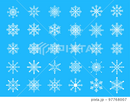 mega set of decorative snowflake element of christmas design mega set of decorative snowflake element of christmas design 97768007