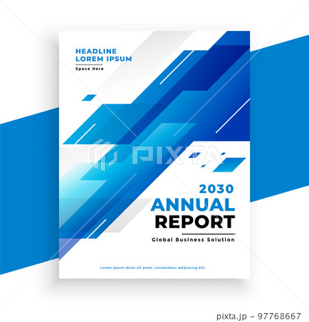 moden blue business flyer annual report template design moden blue business flyer annual report template design 97768667
