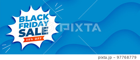 modern black friday sale promo banner in comic style 97768779