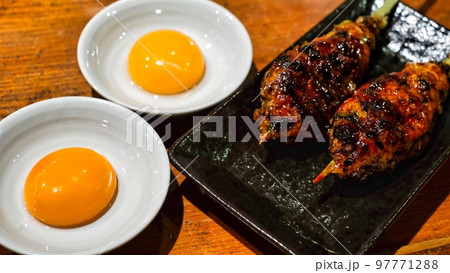 焼き鳥屋さんで食べたつくね棒 焼き鳥屋さんで食べたつくね棒 97771288