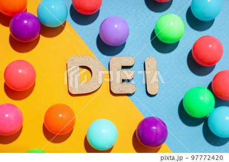 Concept of Diversity, Inclusion and Equality, conceptual photos 97772420