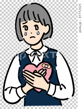 有煩惱的女初中生 97772425