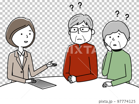 與穿著西裝的女人會面進行諮詢 97774125