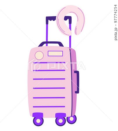 Suitcase. Luggage bags, suitcases, luggage, travel bags. Vacation. Vector cartoon illustration isolated on white background Suitcase. Luggage bags, suitcases, luggage, travel bags. Vacation. Vector cartoon illustration isolated on white background 97774254