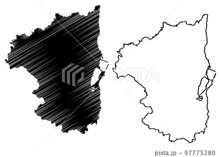 San Pietro island (Sardinia, Italian Republic, Italy) map vector illustration, scribble sketch San Pietro map San Pietro island (Sardinia, Italian Republic, Italy) map vector illustration, scribble sketch San Pietro map 97775280