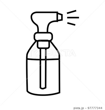 Pulverizer with bottle. Paint and water spray plastic tool Pulverizer with bottle. Paint and water spray plastic tool 97777344