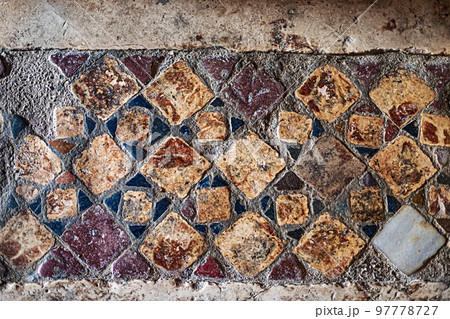 Byzantine mosaics on the floor of St. Nicholas Church Demre, Turkey. Byzantine mosaics on the floor of St. Nicholas Church Demre, Turkey. 97778727