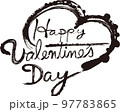 HappyValentine'sDay書き文字 97783865