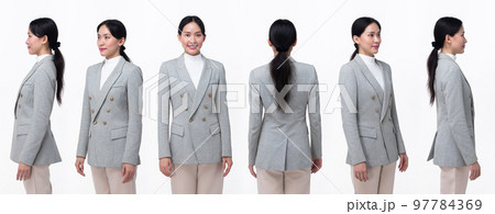 Premium Photo  Half body 20s asian woman wear formal suit blazer