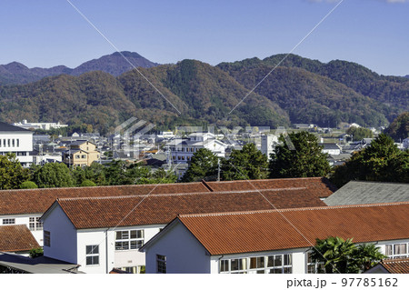 丹波篠山の町並み　兵庫県丹波篠山市 97785162