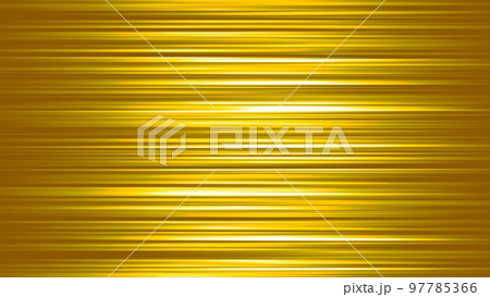 背景用横ラインの素材　ゴールド光沢 97785366