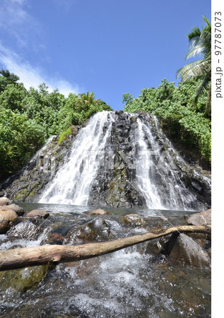 Kepirohi waterfall in Pohnpei, Micronesia 97787073